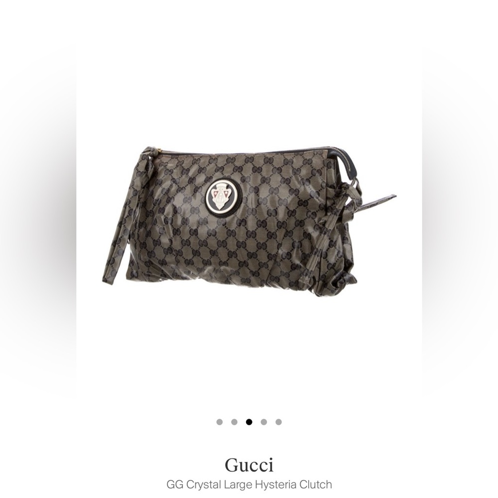 SOLD ON TRR … GG Crystal Hysteria Clutch